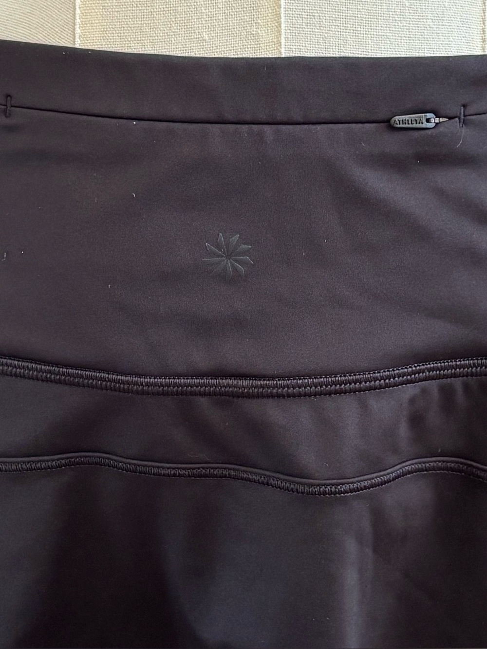 Athleta Ace Tennis Skort Black Women’s M Athletic Built In Shorts - Picture 3 of 6
